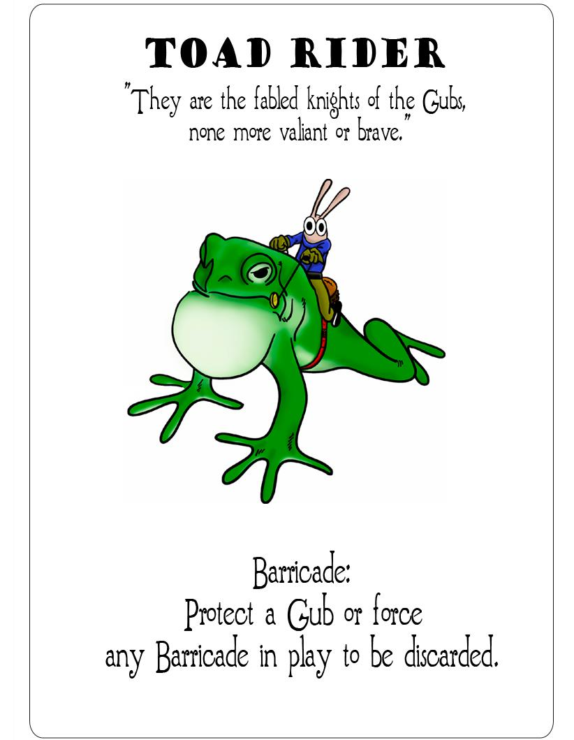 Figure 2: Toad Rider card