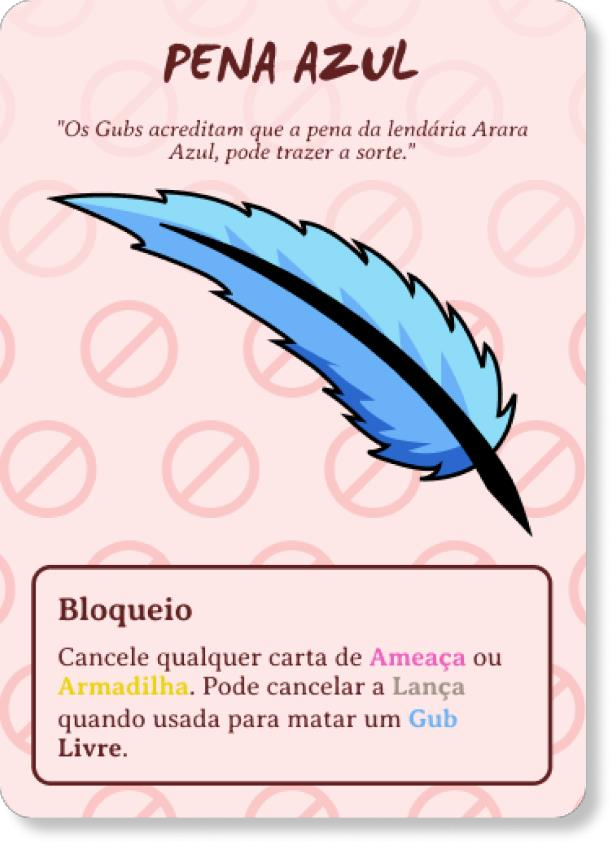 Figure 25: Finalized Blue Feather card