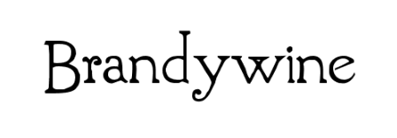 Figure 4: Image of the Brandwyne font