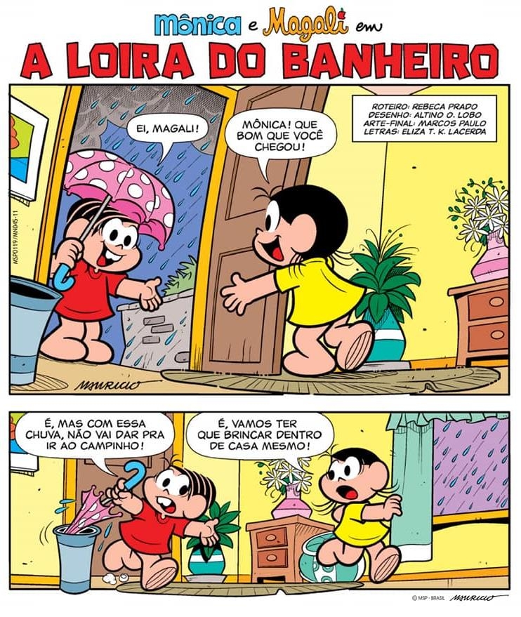 Figure 8: Comic strip excerpt from Monica's Gang